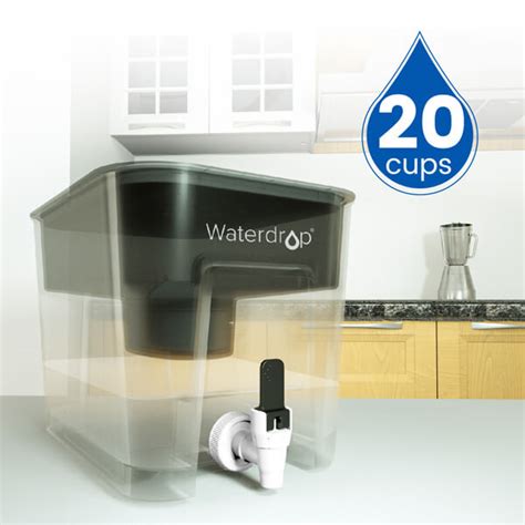 Water Filter Dispenser, 20-Cup, BPA Free– Waterdrop