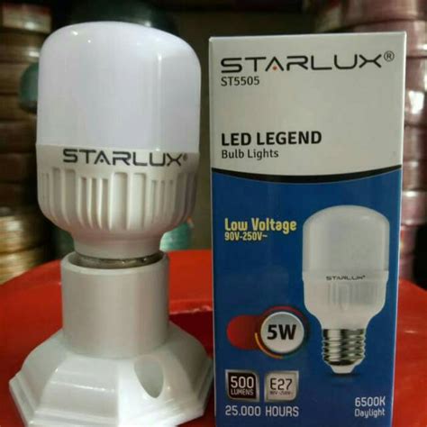 Jual Lampu Led Kapsul 5 Watt Bohlam Led Kapsul Hemat Energi Starlux