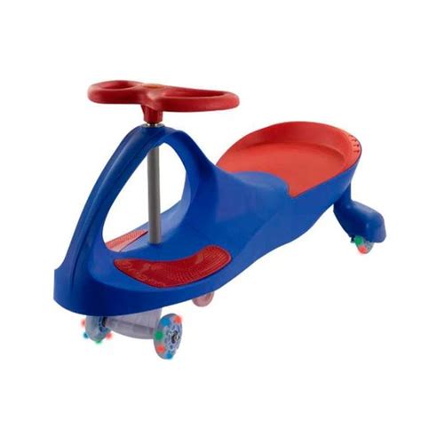 Carrinho De Rolim Infantil Zippy Car Gira Gira Led Azul