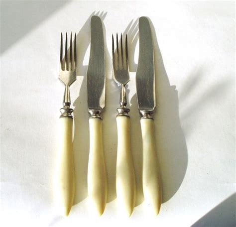 Bakelite Cutlery Set Vintage Ussr Set Of Knives And Forks Russian