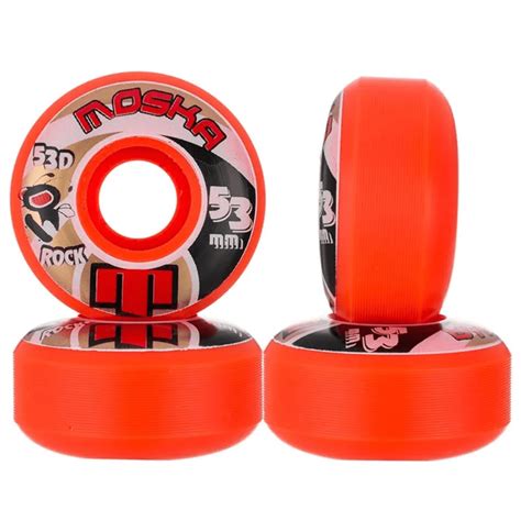 Roda Moska Rock 53D 53MM Laranja Gord S House