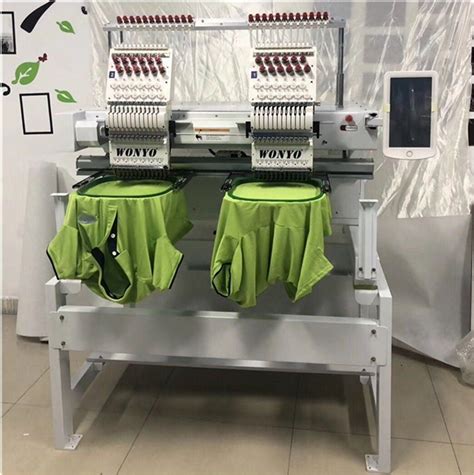 Wonyo Head Computerized Commercial Industrial Embroidery Machine For