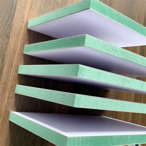 Hdhmr Board Green Mdf With Laminated Melamine Sheets Matte Buy Mdf