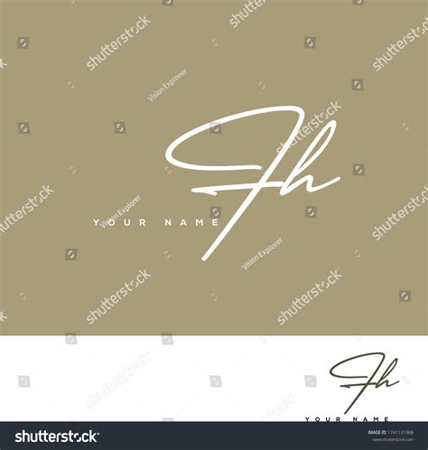 fh initial images stock  vectors shutterstock