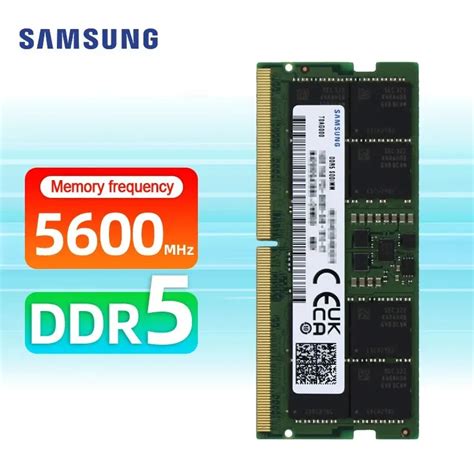 M Dulo De Mem Ria Samsung Ddr5 Ram 4800mhz 5600mhz Sodimm 16gb 32gb 1