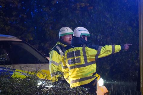 Person Taken To Hospital After Crash Shut Busy A55 Slip Road North