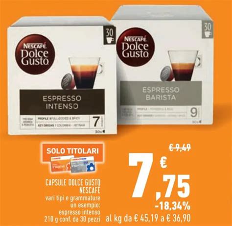 Capsule Dolce Gusto Nescaf Offerta Di Conad Superstore