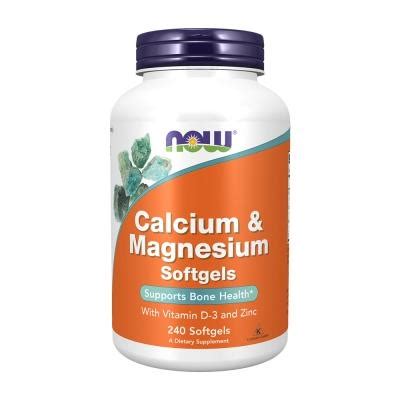 상품 상세보기 칼슘 Now Foods 나우 푸드 칼슘 마그네슘 240 소프트젤 Calcium