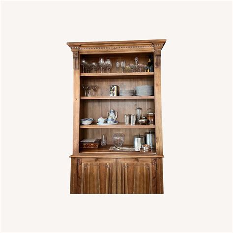 Restoration Hardware St James Sideboard Open Hutch - AptDeco