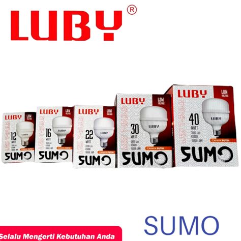 Lampu Led Super Terang Luby Sumo Bohlam Led Luby Sumo Lazada Indonesia