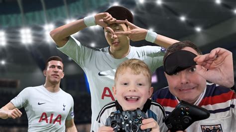 I Played FIFA Wearing A Blindfold Against My 7 Year Old Son YouTube