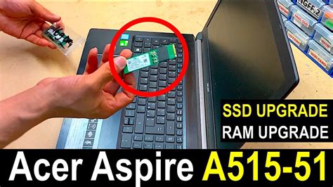 Acer Aspire A Ram Ssd Upgrade Youtube