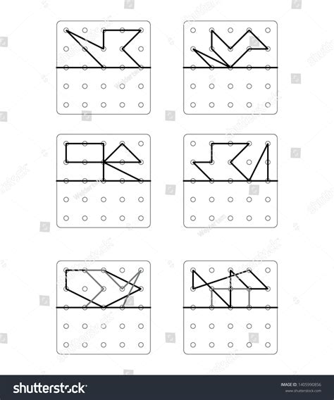 Educational Children Game Printable Worksheet Children Stock Vector ...