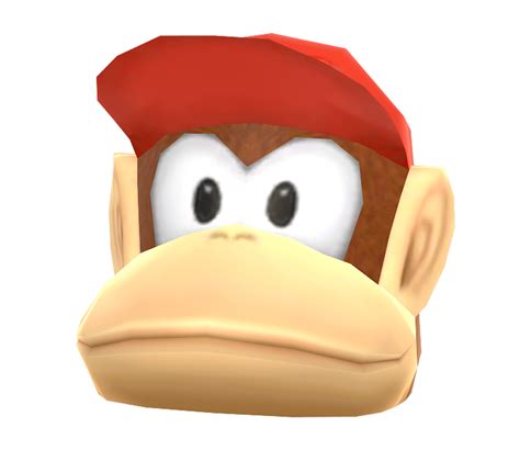 Ds Streetpass Mii Plaza Diddy Kong Hat The Models Resource