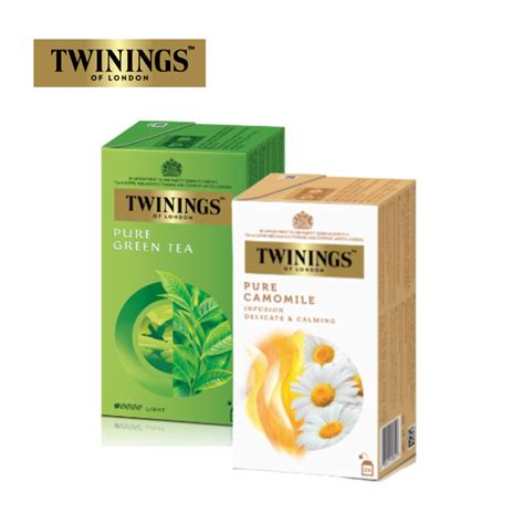 Bundle Of Twinings Pure Flowers Of Camomile Pure Green Tea S X