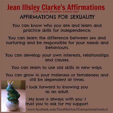 Affirmations For Sexuality Stage Of Human Development 13 To 19 Years Jean Illsley Clarke