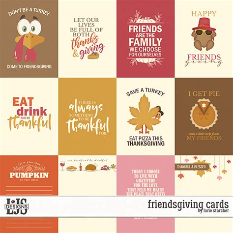 Friendsgiving Cards | Digital Art