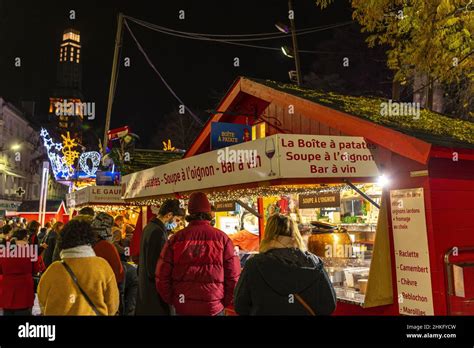 France, Somme, Amiens, Christmas market Stock Photo - Alamy