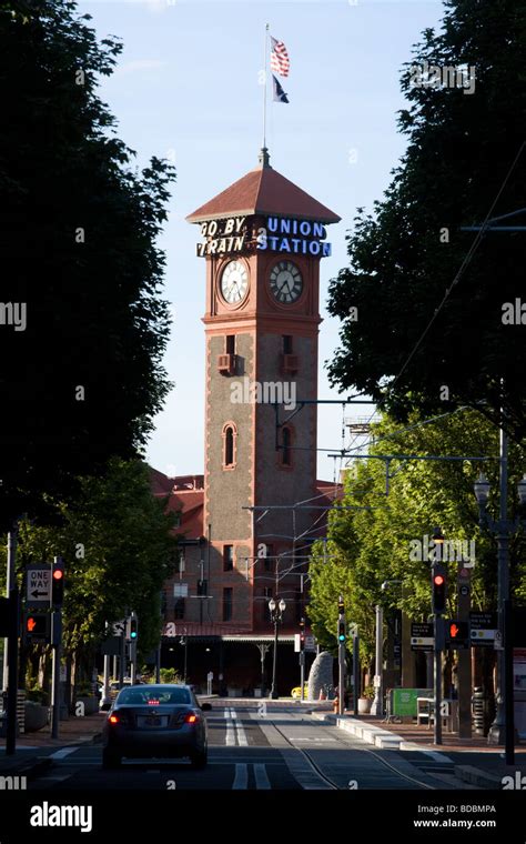 Union Station In Portland Oregon Stock Photo Alamy