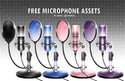 Free Microphone Assets For Vtuber PurpuriteSnake S Ko Fi Shop Ko Fi