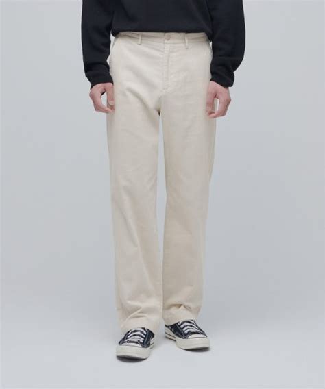 Musinsa Musinsa Standard Regular Fit Corduroy Pants Cream