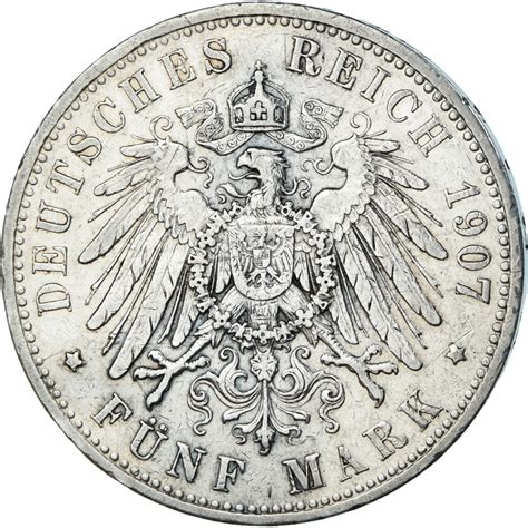 Coin German States Prussia Wilhelm Ii Mark Berlin