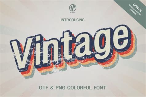 Vintage Font By NPNaay Creative Fabrica