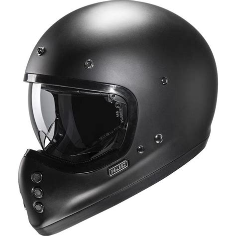 Casque V Uni Semi Flat Black Hjc Noir Mat Maxxess Fr Casque Int Gral