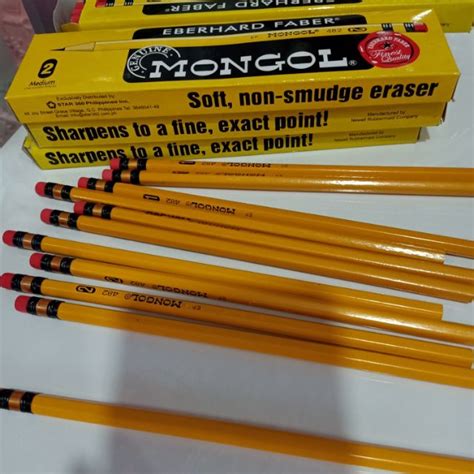 Mongol Pencil Eberhard Faber Medium Crayons Pcs Crayon Pcs