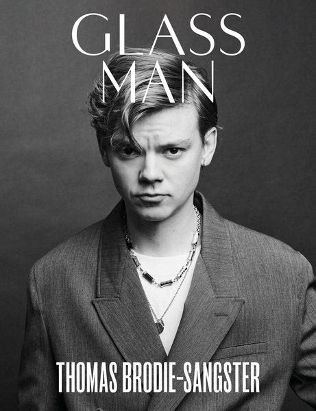 Glass Man Winter 2024 Thomas Brodie Sangster Yourcelebritymagazines