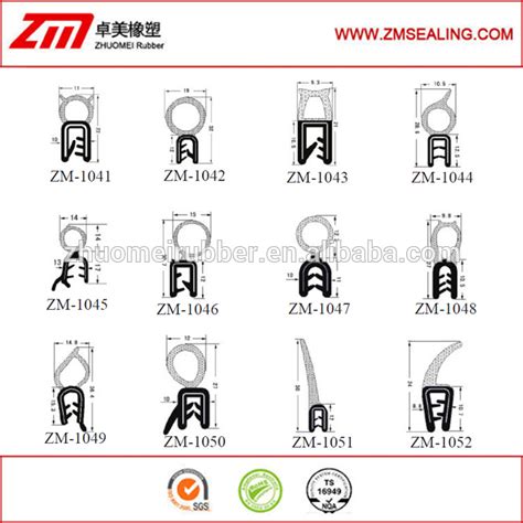 Epdm Co Extruded Rubber Subway Train Seal Strips High Quality Epdm Co