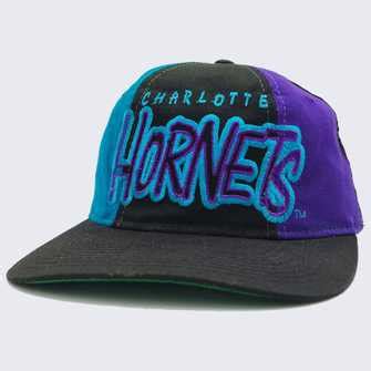 Vintage Charlotte Hornets Vintage S Starter Snapback Hat Grailed