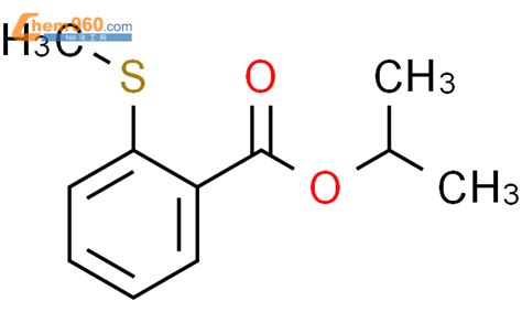 65936 10 9benzoic Acid 2 Methylthio 1 Methylethyl Ester化学式、结构式、分子