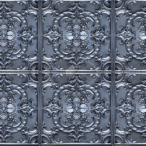 Blue metal panel texture seamless 10397