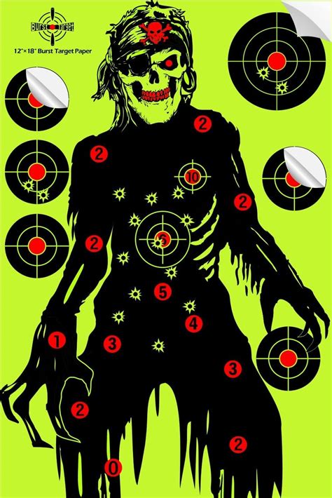 Shooting Splatter Targets 12 X18 Inch Reactive Self Adhesive