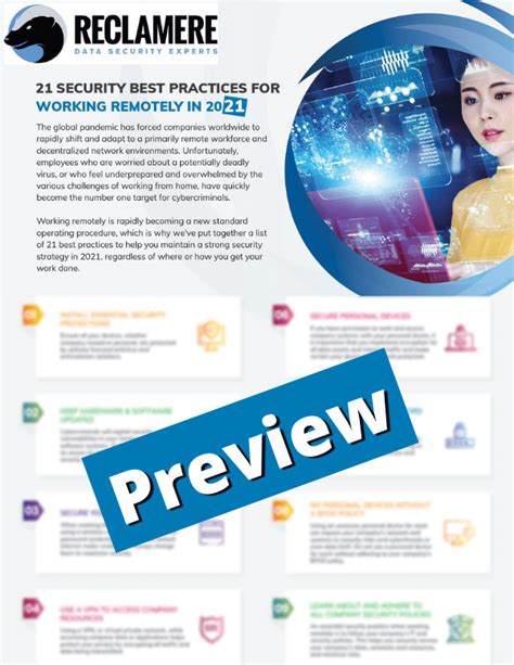 21 Security Best Practices 2021 Reclamere Data Security Experts