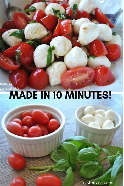 Spring Tomato Basil Bocconcini Salad - 2 Sisters Recipes by Anna and Liz