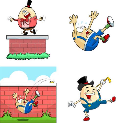 Cracked Humpty Dumpty Clipart