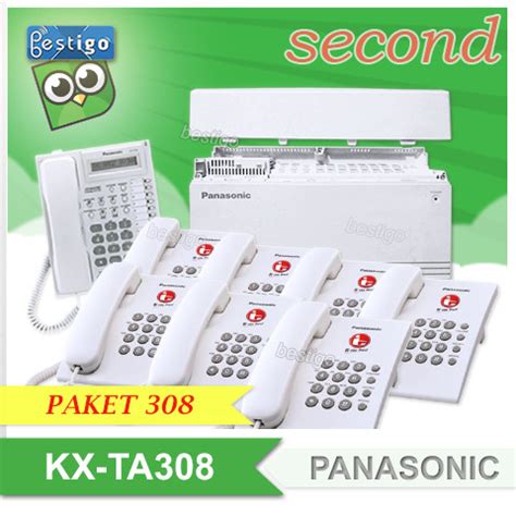 Jual Panasonic PABX KX TA308 Paket Kapasitas 3 Line 8 Extension