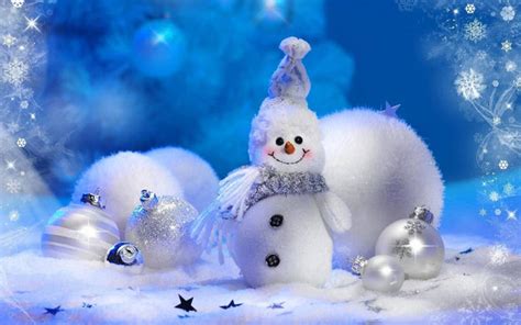 Download Snowman Christmas Scenes Wallpaper | Wallpapers.com