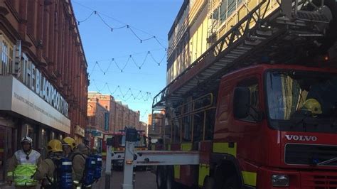 Fire Leaves 12 Stranded At Top Of Blackpool Tower Bbc News