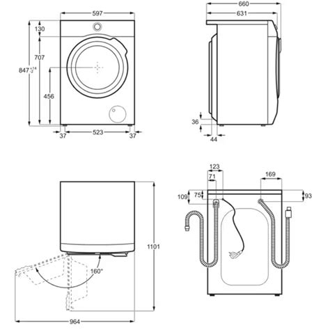 Maquina Lavar Roupa AEG LFR 7494 O 4 V AEG Livre Instalação