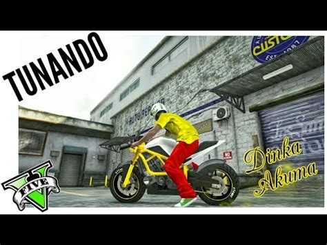 GTA 5 ONLINE XBOX 360 TUNANDO A MOTO DINKA AKUMA YouTube