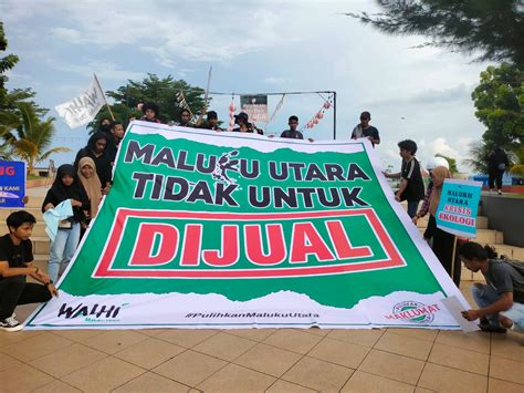 Protes Ktt G20 Di Bali Walhi Maluku Utara Tidak Untuk Dijual