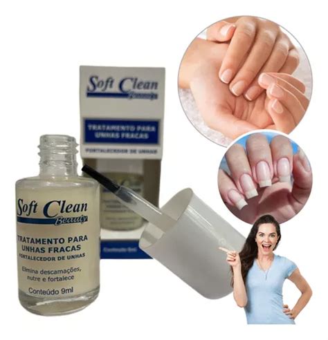 Tratamento Para Unhas Fracas E Fortalece Ml Soft Clean Cor Neutro