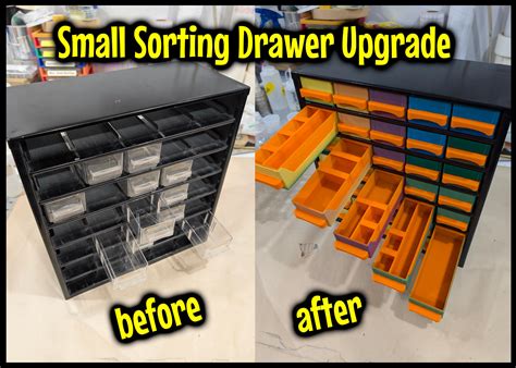 Upcycled Small Parts Organizer New Drawers And Inserts By Cdsmakestuff Download Free Stl