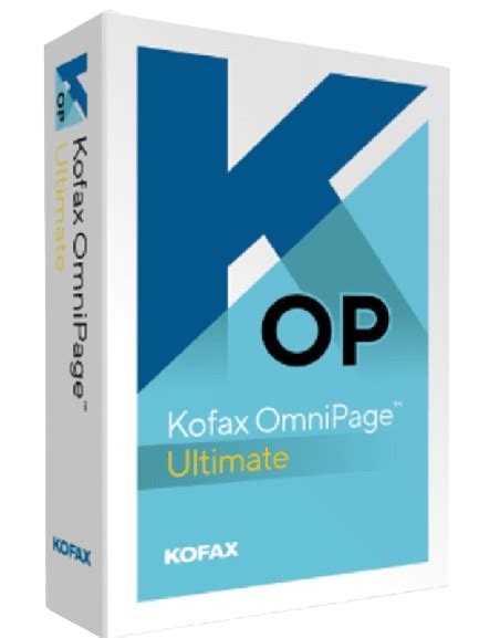 Kofax Omnipage Ultimate For Windows Shopkofax