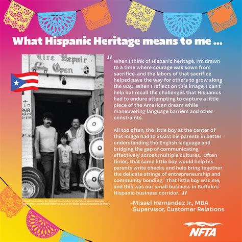 What Hispanic Heritage Means To Me: Misael Hernandez, Jr. - NFTA Elements