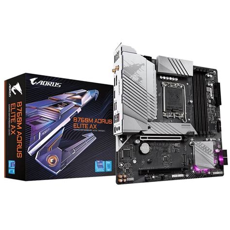 Placa M E Gigabyte B M Aorus Elite Ax Intel Lga Matx Ddr