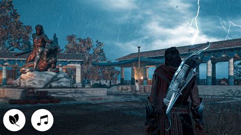 A Night Walk In Skyros Assassins Creed Odyssey Youtube